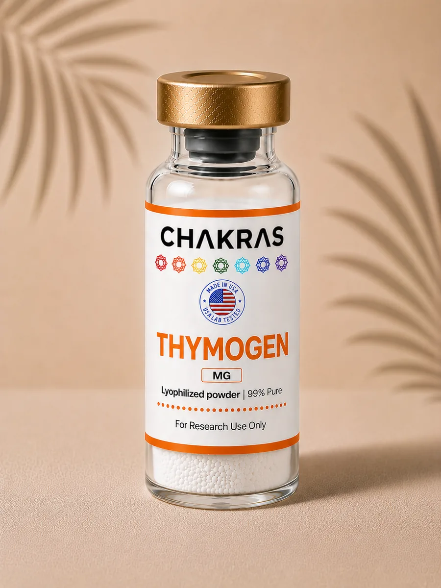 Thymogen research peptide vial