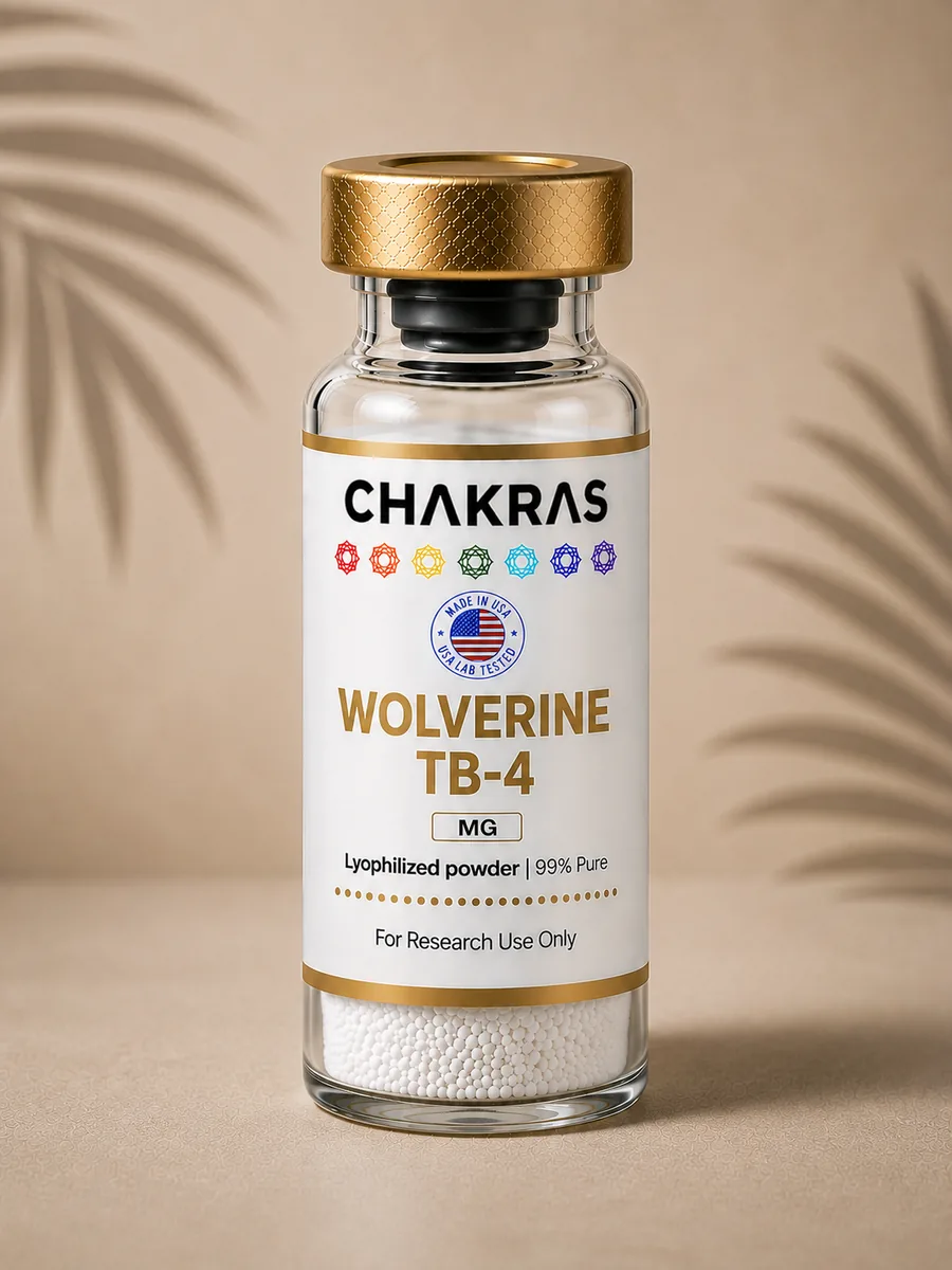 Wolverine TB-4 (BPC-157 / TB-4) research peptide vial