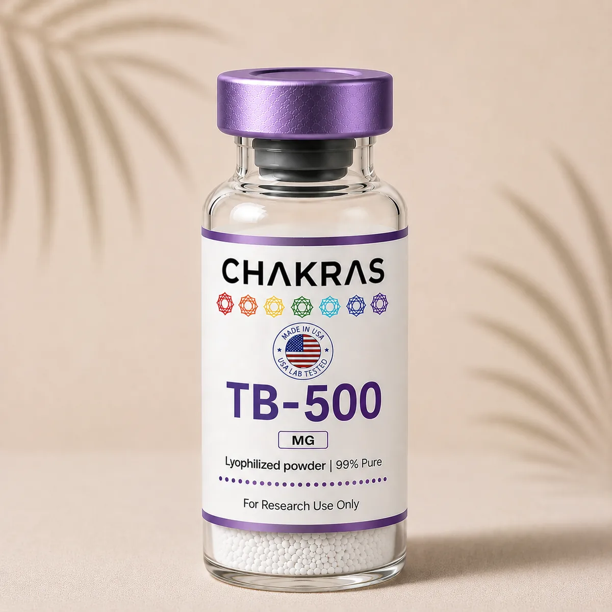 TB-500 research peptide vial