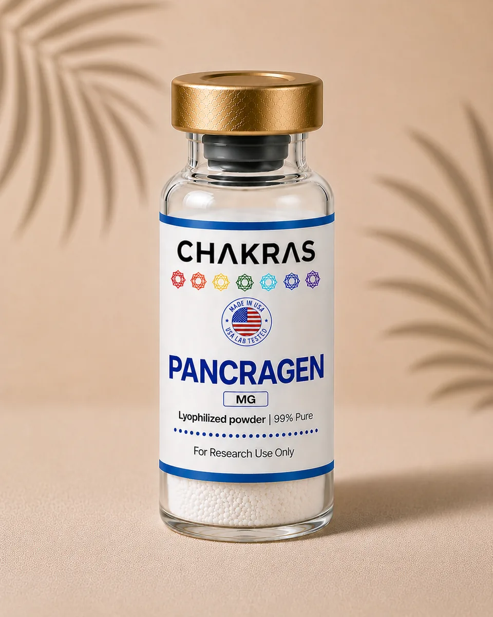Pancragen research peptide vial