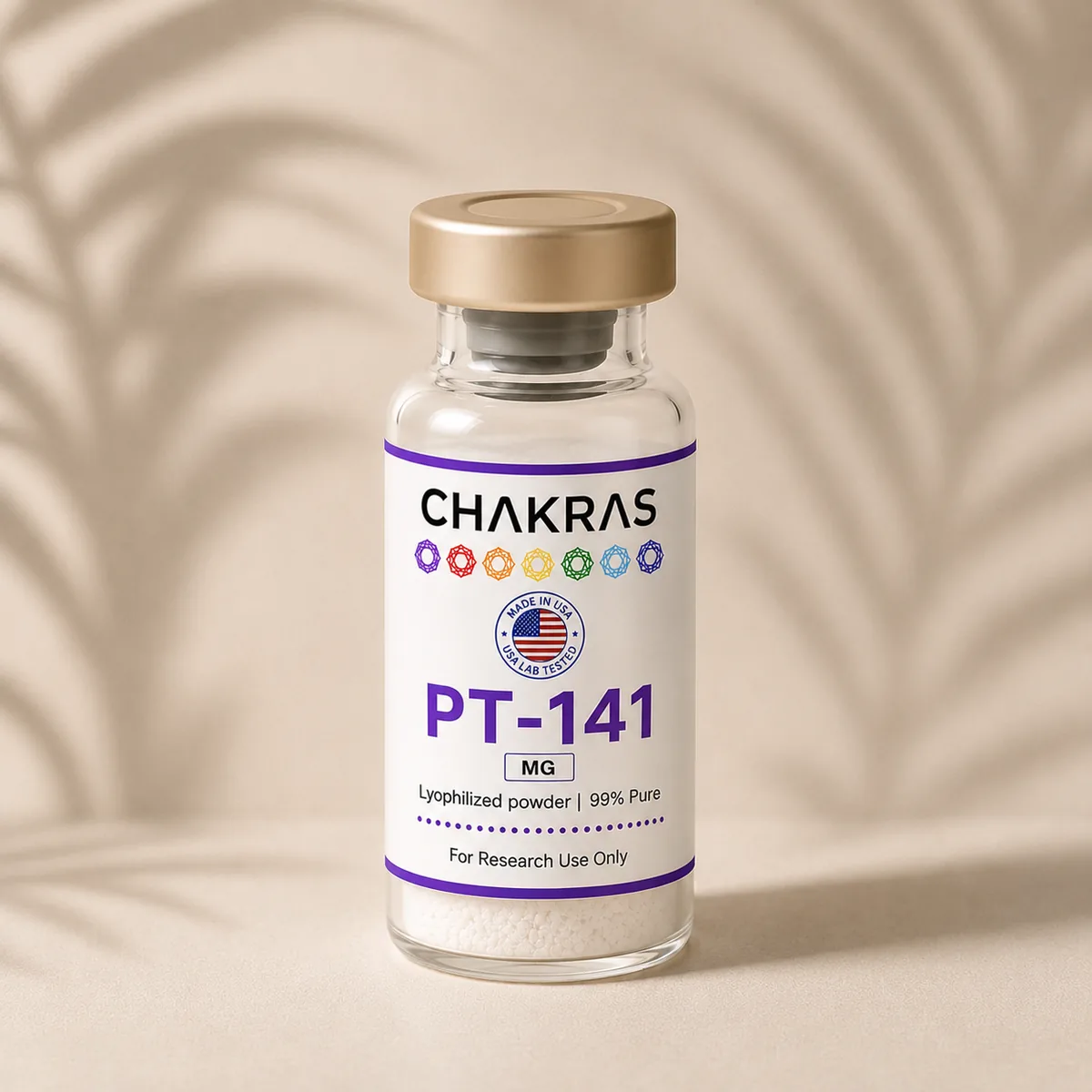 PT-141 research peptide vial