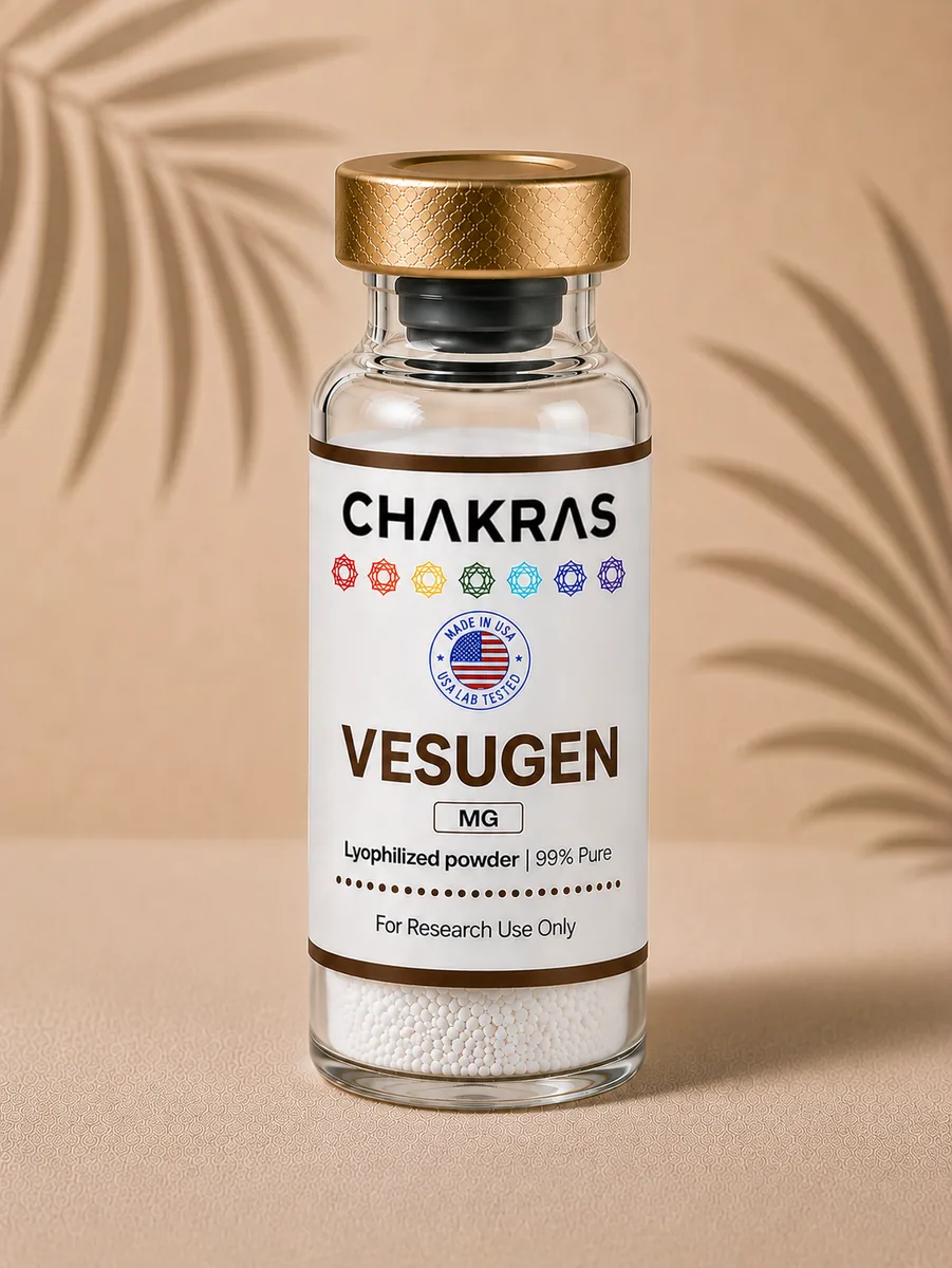 Vesugen research peptide vial