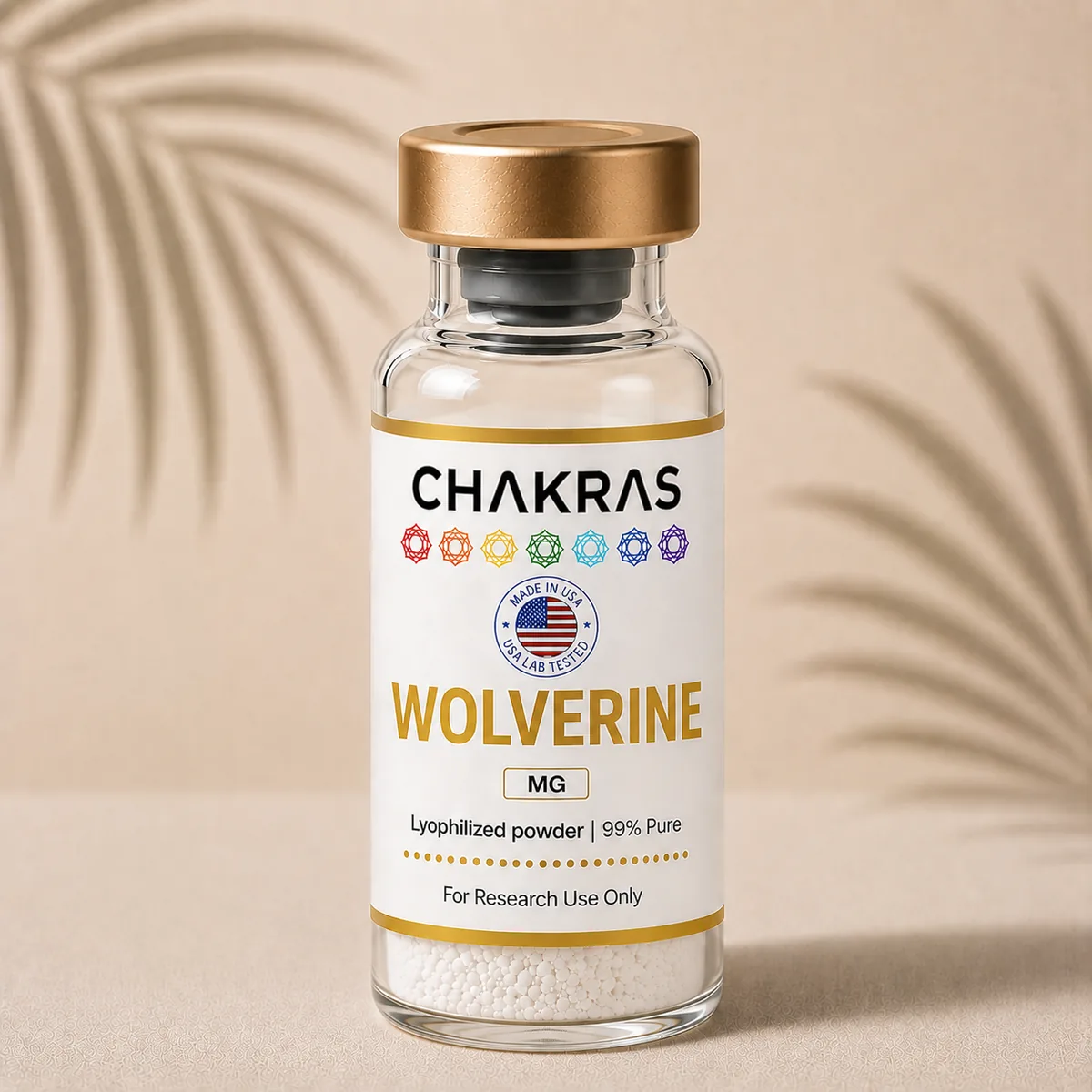 Wolverine Blend research peptide vial